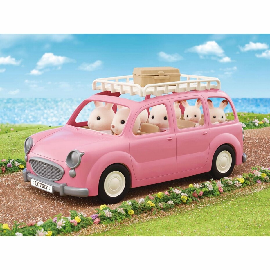 Sylvanian family 5535 Rodinné auto růžové Van - main (6)
