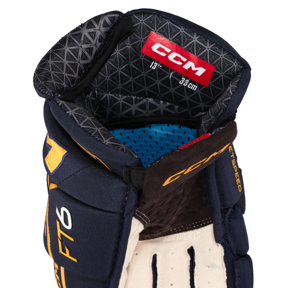 Hokejové rukavice CCM JetSpeed FT6 Navy/Sunflower Junior 12 palců - main (3)