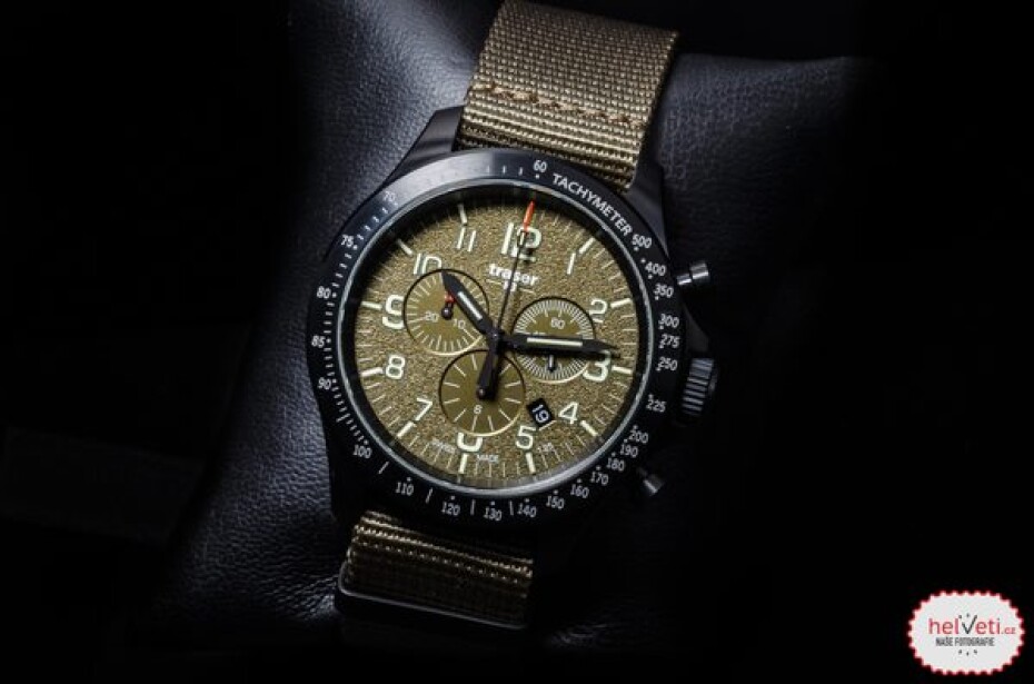 Traser P67 Officer Pro Chronograph Khaki Nato - main (7)