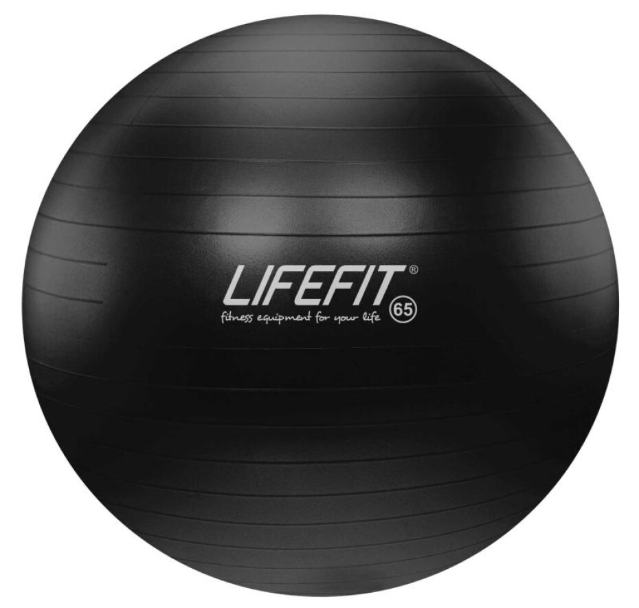 Lifefit Gymnastický míč Anti-burst 65 cm černý - main (0)