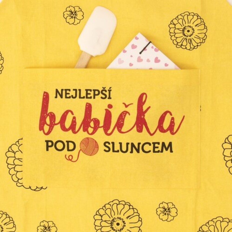 Orion Kuchyňská zástěra NEJLEPŠÍ BABIČKA  - main (2)