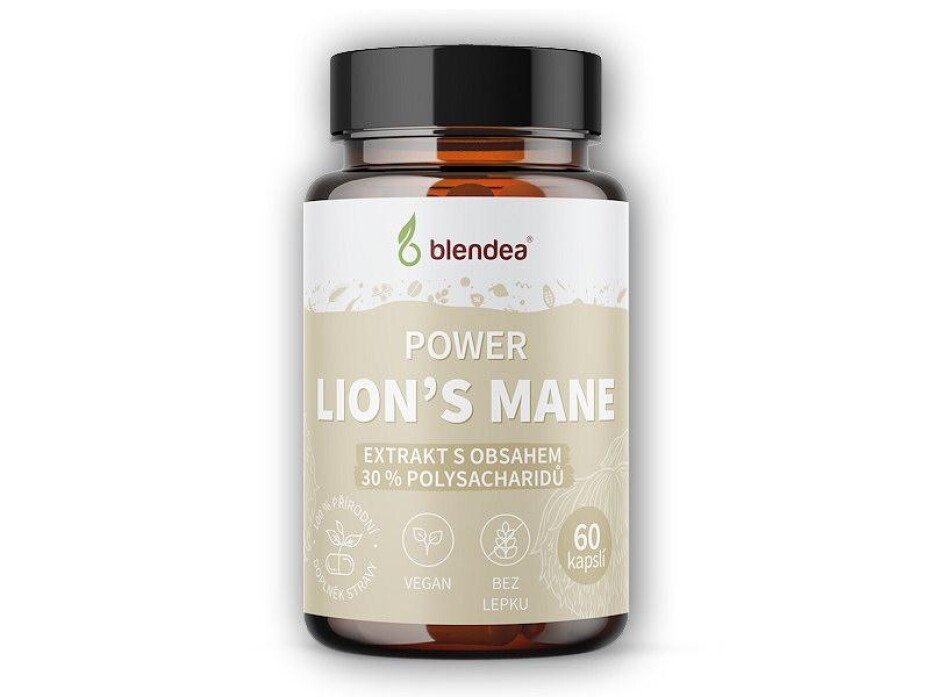 Blendea Lion's Mane (Hericium) extrakt 60 kapslí - main (0)