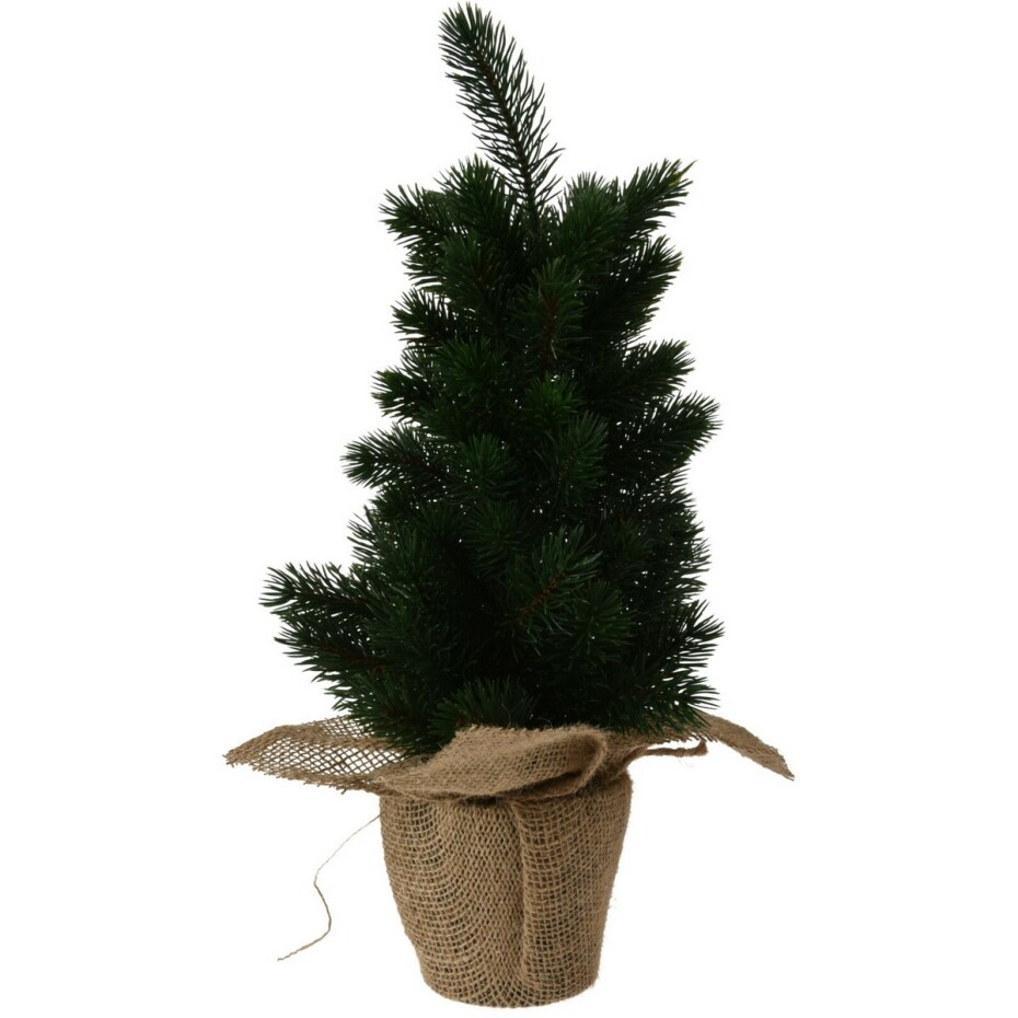 Dekorační stromek Smrk tmavě zelená, 45 cm - main (0)
