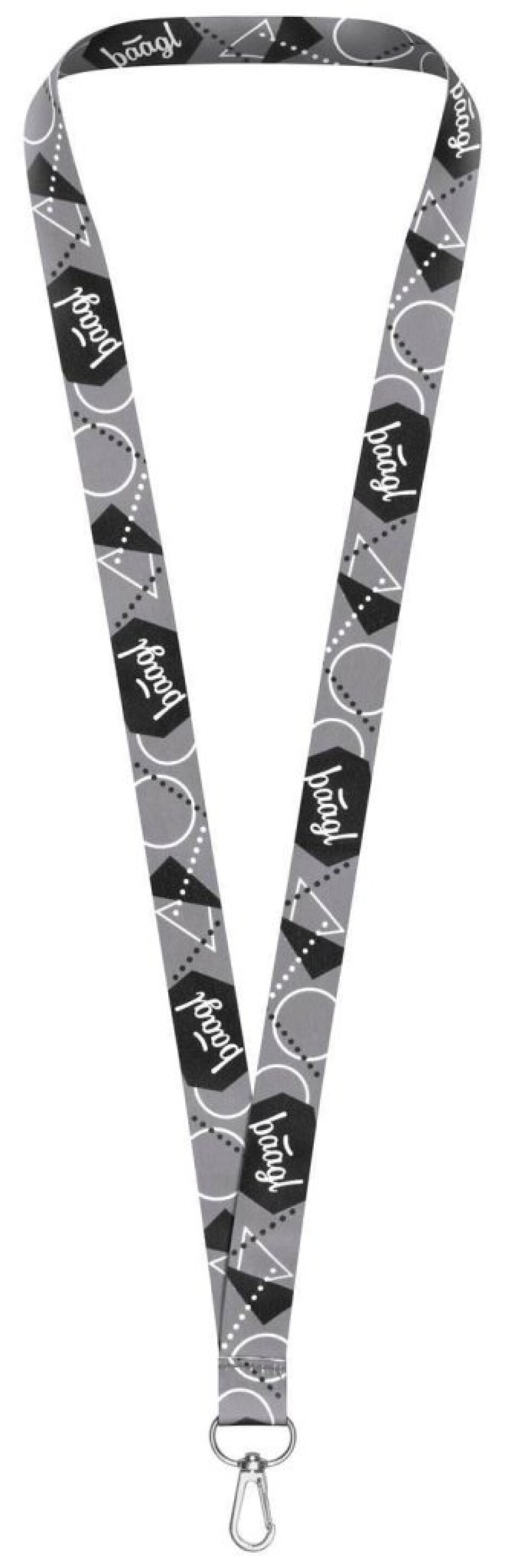 BAAGL Přívěsek na klíče dlouhý – lanyard, šedý - main (0)