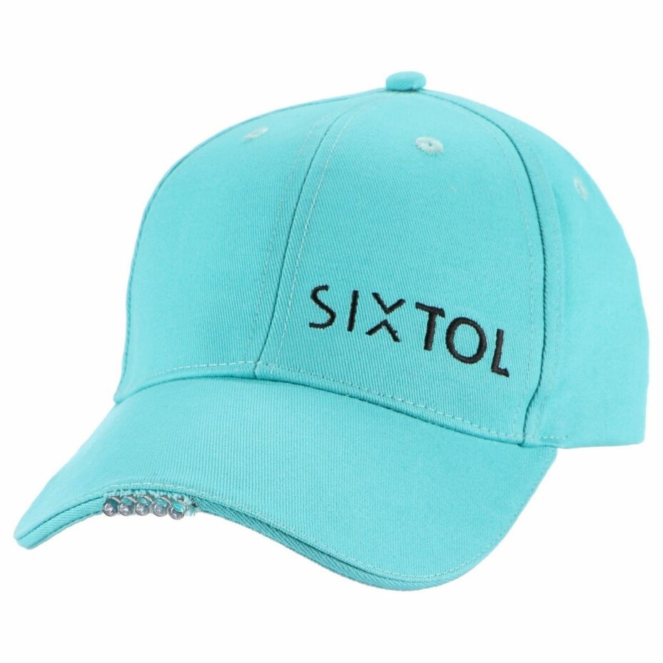 Sixtol Kšiltovka s LED světlem B-CAP 25lm, nabíjecí, USB, univerzální velikost, tyrkysová - main (0)
