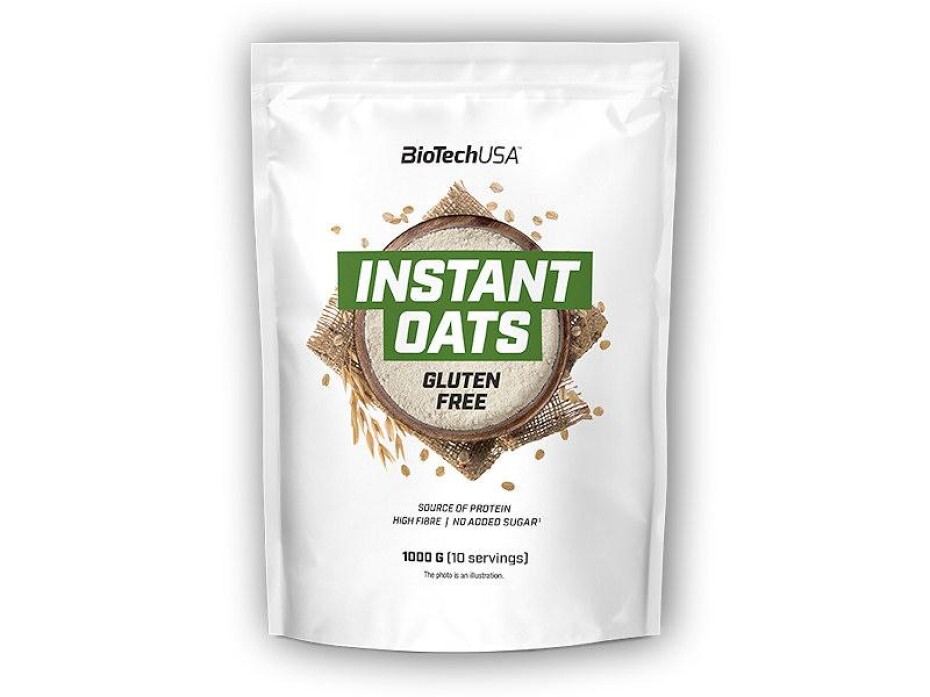 BioTech USA Instant Oats Gluten Free 1000g - main (0)