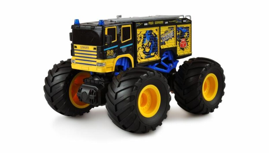 AMEWI RC auto Monster Fire Truck 1:18, RTR žlutý - main (0)