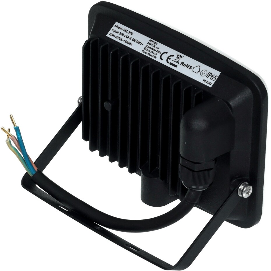 Retlux RSL 250 LED reflektor, 133 x 104 x 47 mm, 20 W, 1800 lm - main (4)