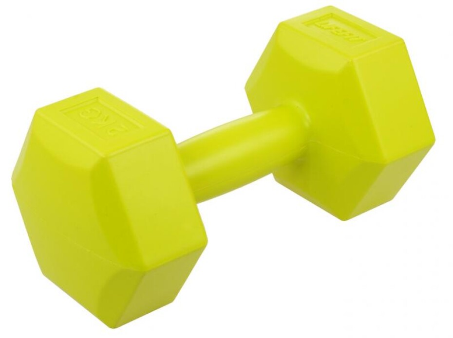 Lifefit Vinylová činka 1 x 2 kg sv. zelená - main (0)