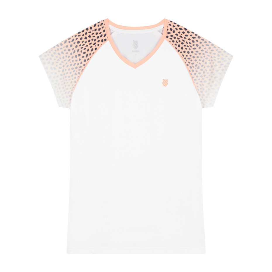 Dámské tričko K-Swiss  Hypercourt Top White M - main (0)