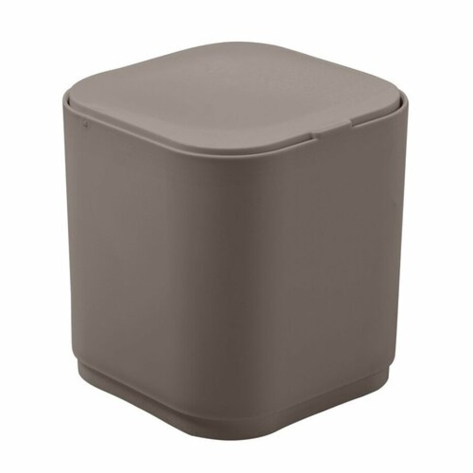 GEDY 630852 Seventy stolní odpadkový koš výklopný, 1,2 l, tortora - main (0)