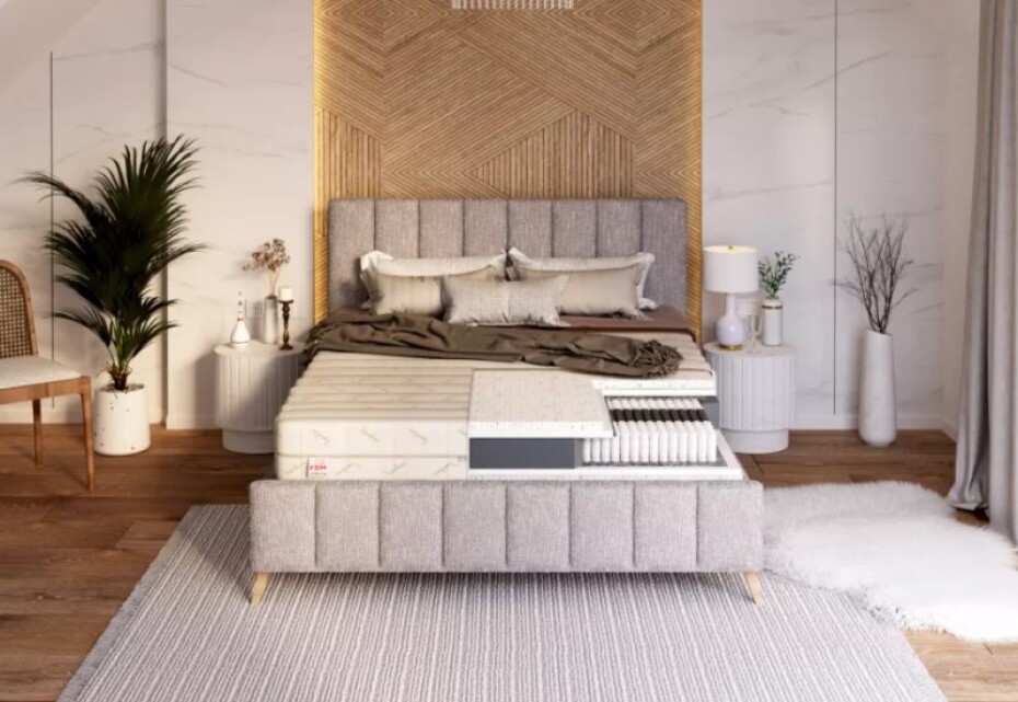 FDM Taštičková matrace PIEMONT Bamboo | 100 x 200 cm - main (2)