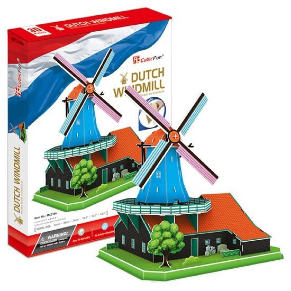 Puzzle 3D Větrný mlýn - main (0)