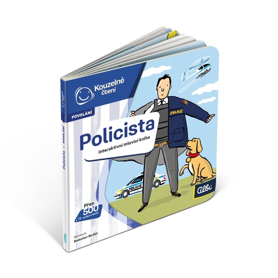 Kouzelné čtení Minikniha povolání - Policista - main (1)
