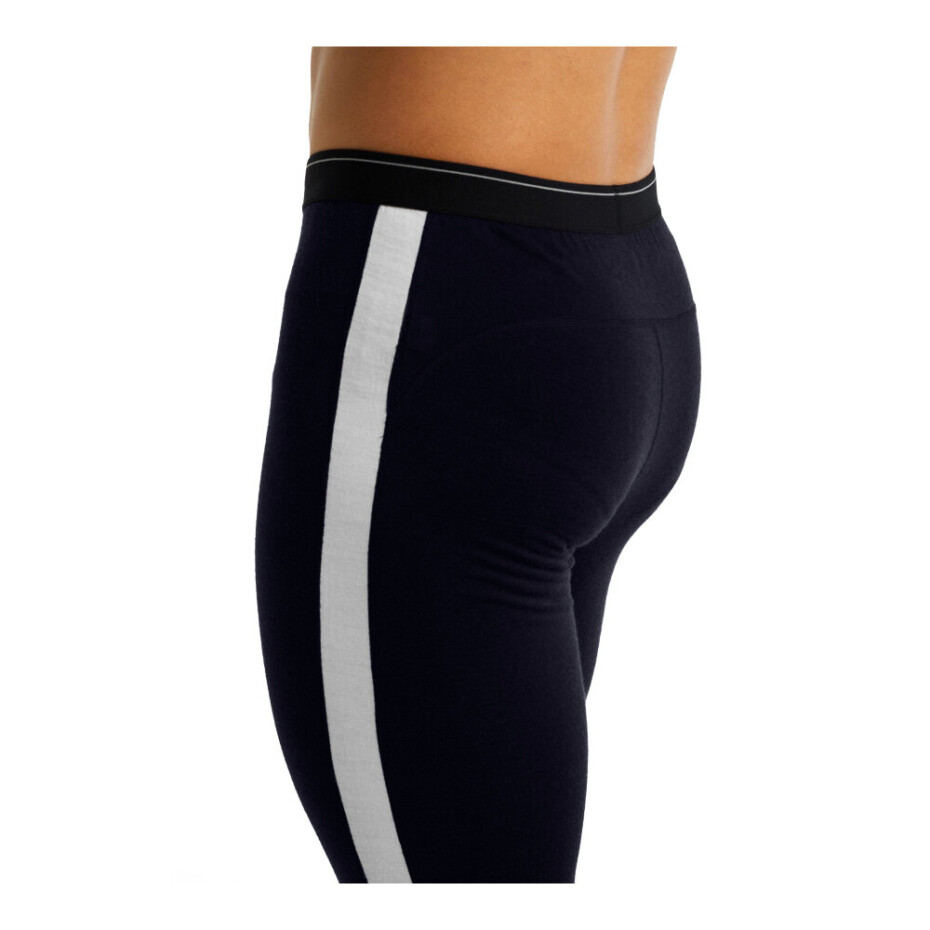 Pánské spodky Icebreaker Merino 200 Oasis Sonebula Leggings Midnight Navy/Snow/Cb  M - main (4)