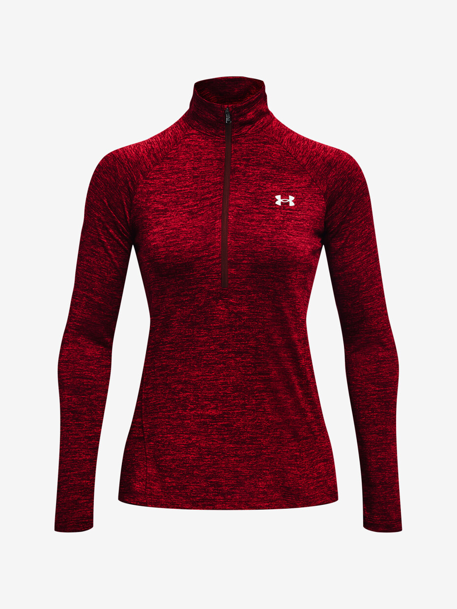 Under Armour Tech Twist LS Chestnut Red/Metallic Silver - main (4)