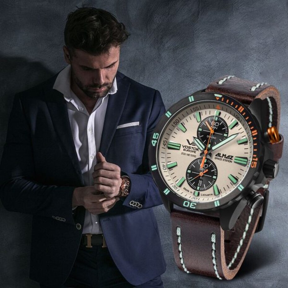 Vostok Europe Almaz Chrono Line 6S11-320C677 - main (6)