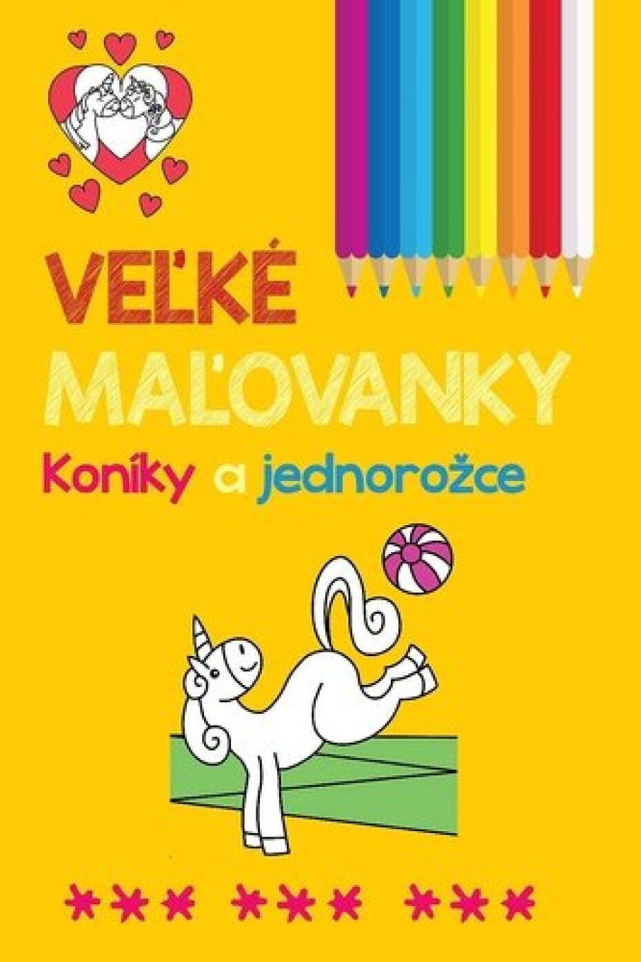 Veľké maľovanky Koníky a jednorožce - main (0)