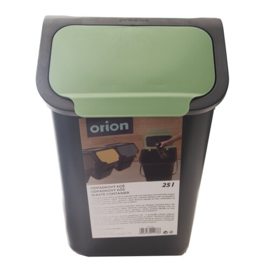 Orion Odpadkový koš na tříděný odpad 25 l, zelená  - main (4)