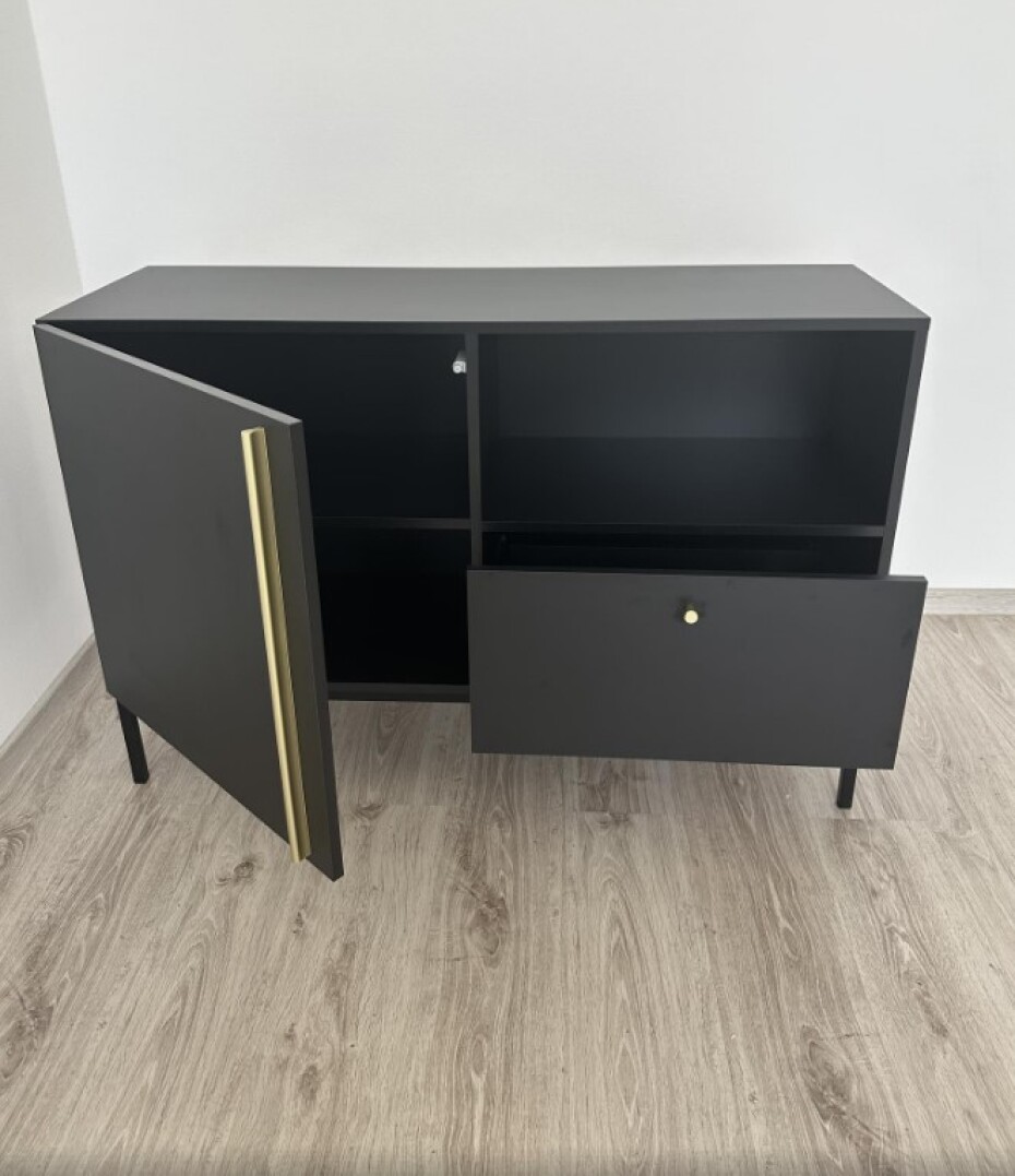 Artelta Komoda LANZZI 120 | černý mat / smontovaná - main (3)
