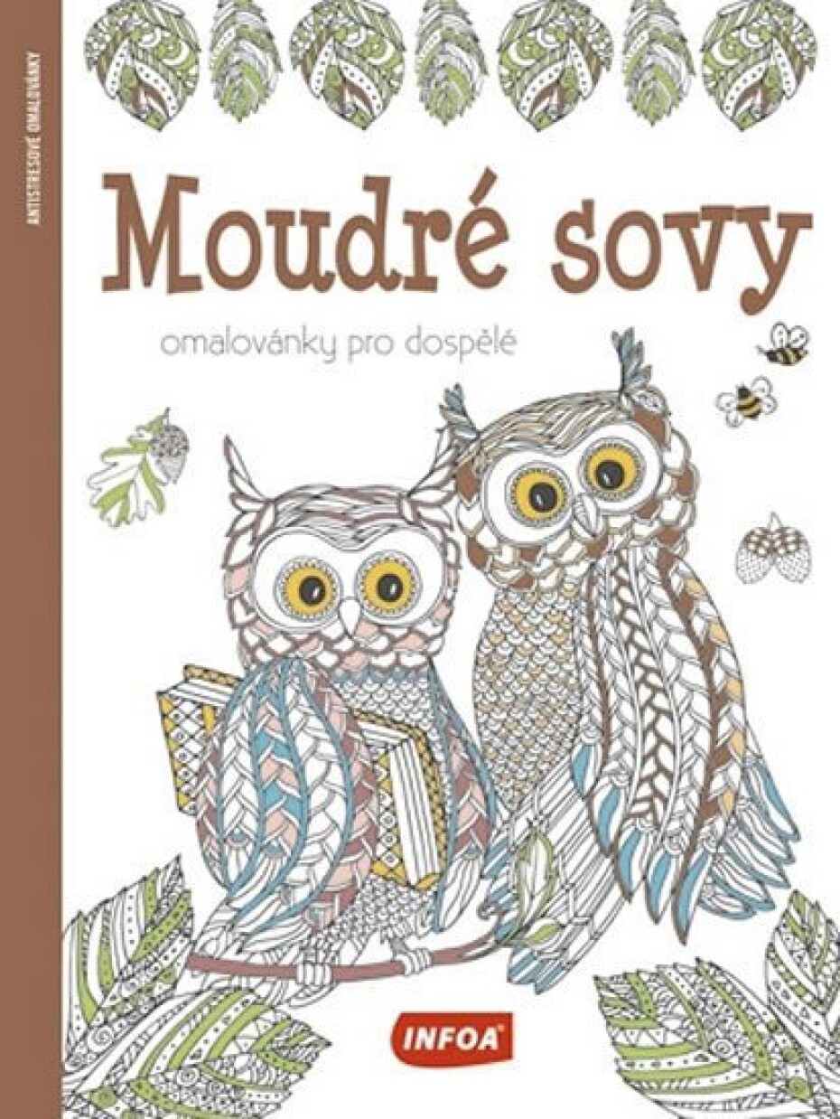 Moudré sovy - Omalovánky pro dospělé - main (0)