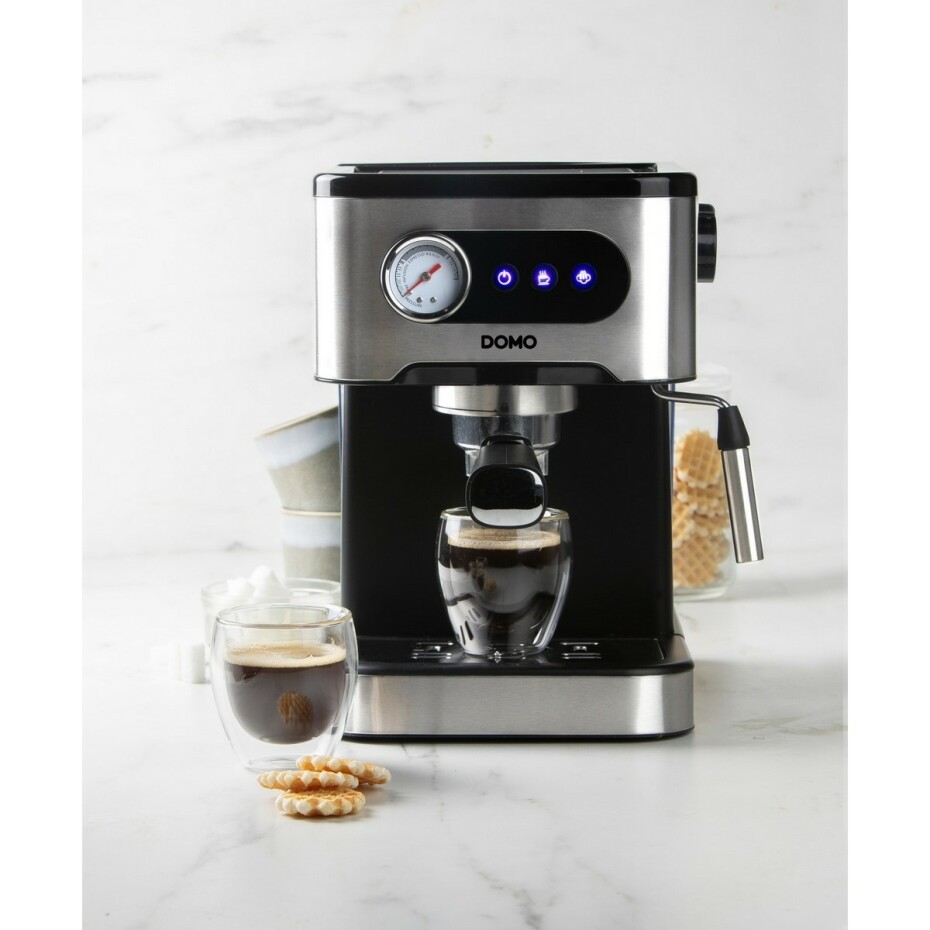DOMO DO1138K pákový espresso kávovar, černá - main (17)