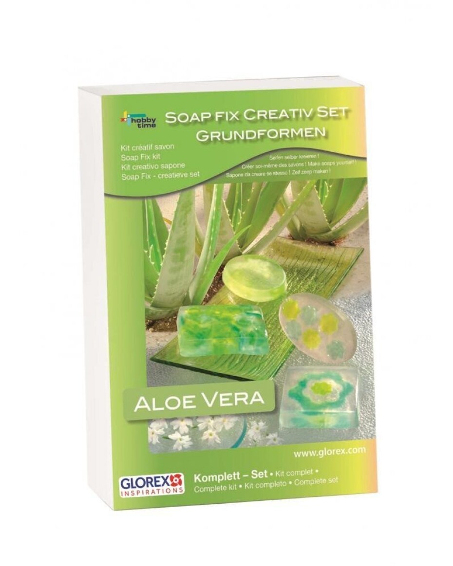 Glorex Kreativní sada na výrobu mýdel - s aloe vera - main (0)