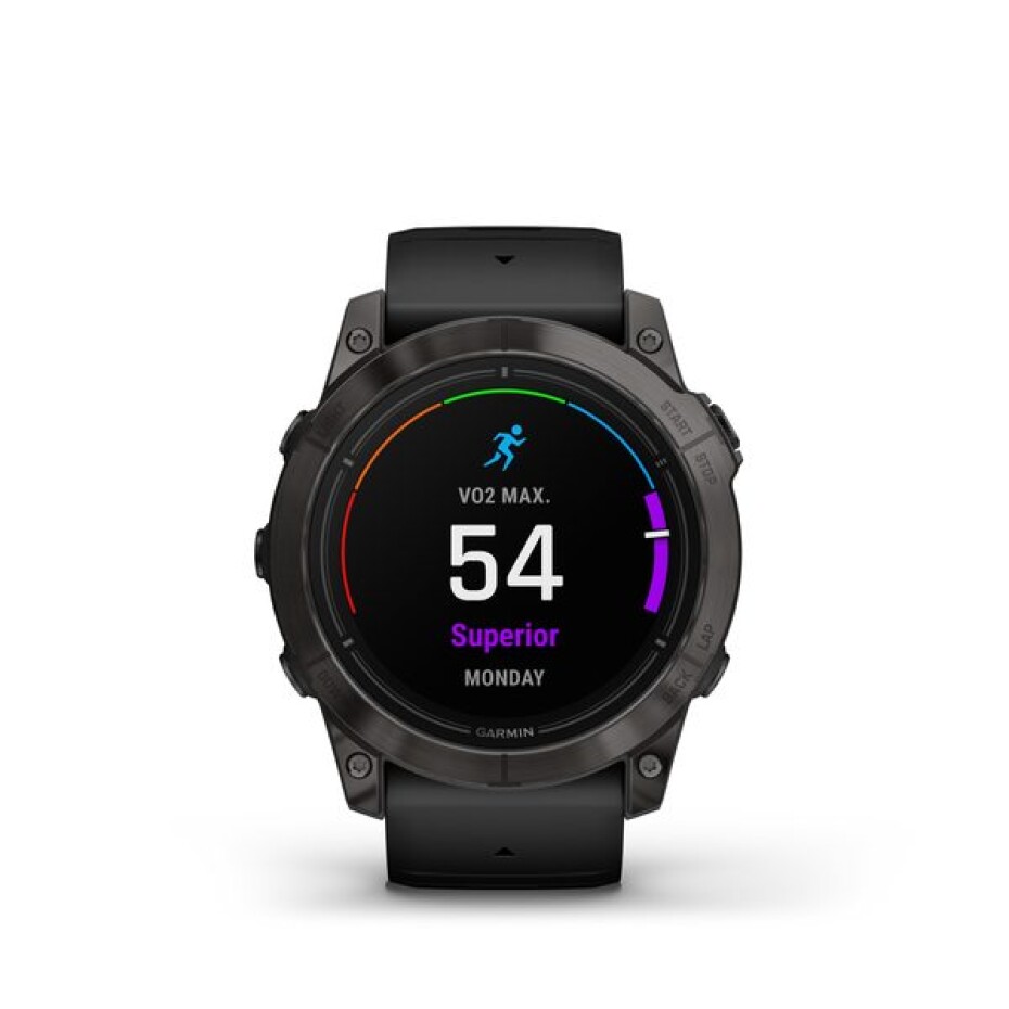 Garmin Epix™ Pro 51mm (Gen 2) Sapphire Edition Carbon Gray DLC Titanium / Black Band - 010-02804-01 - main (6)