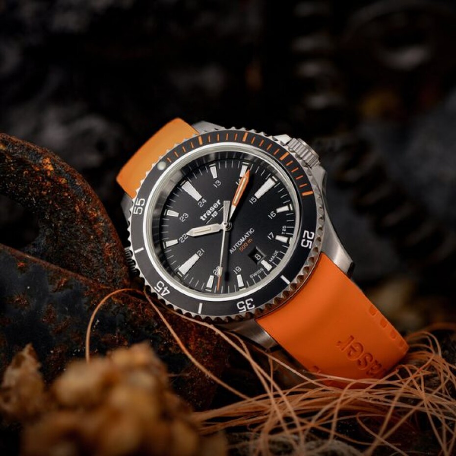 Traser P67 Diver Automatic Black oranžová pryž - main (3)