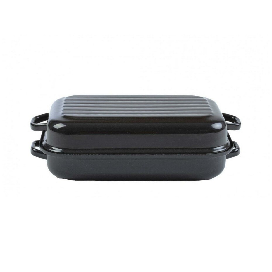 Belis Smaltovaný dvojpekáč s žebrováním, 35 cm, 35 cm - main (1)