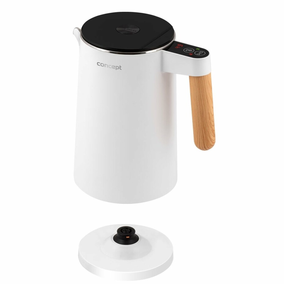 Concept RK3300 rychlovarná konvice nerezová Salt & Pepper 1,5 l, bílá - main (7)