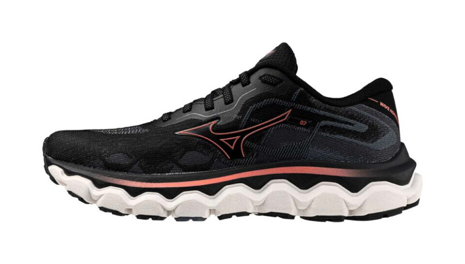 Dámská běžecká obuv Mizuno  Wave Horizon 7 Black/Dubarry/Nimbus Cloud  UK 3,5 - main (0)