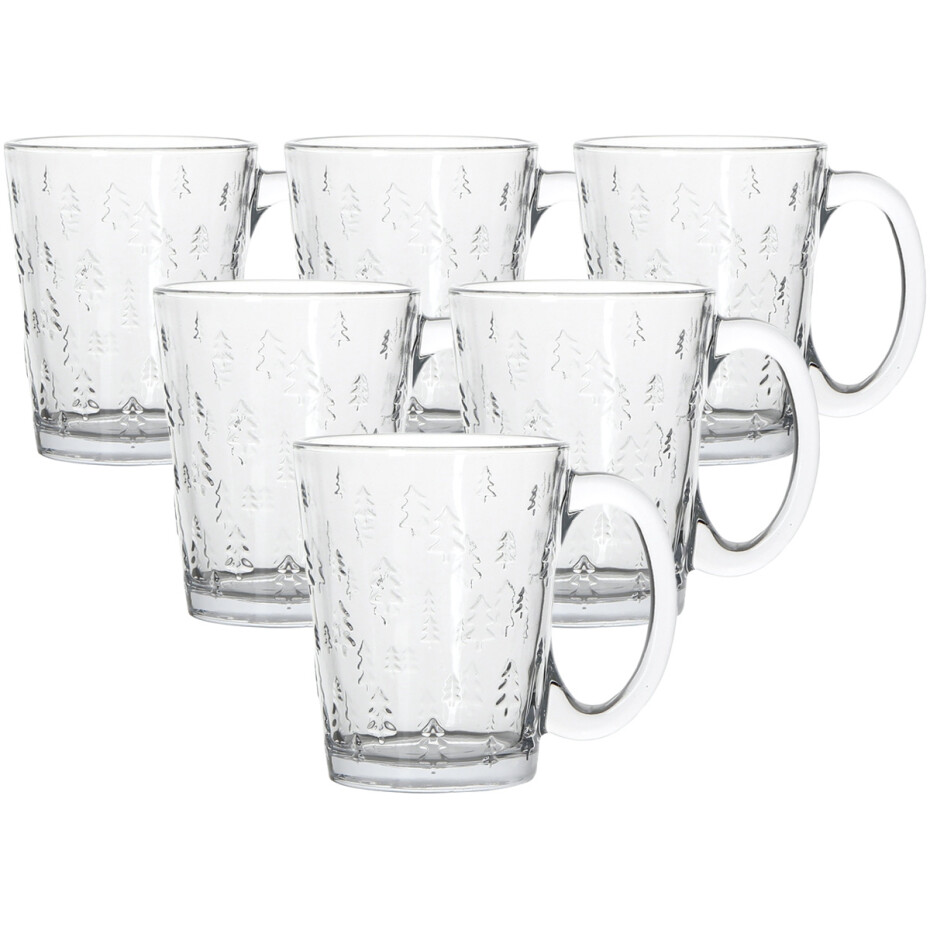 Altom Sada skleněných hrnků Choinka 300 ml, 6 ks - main (0)