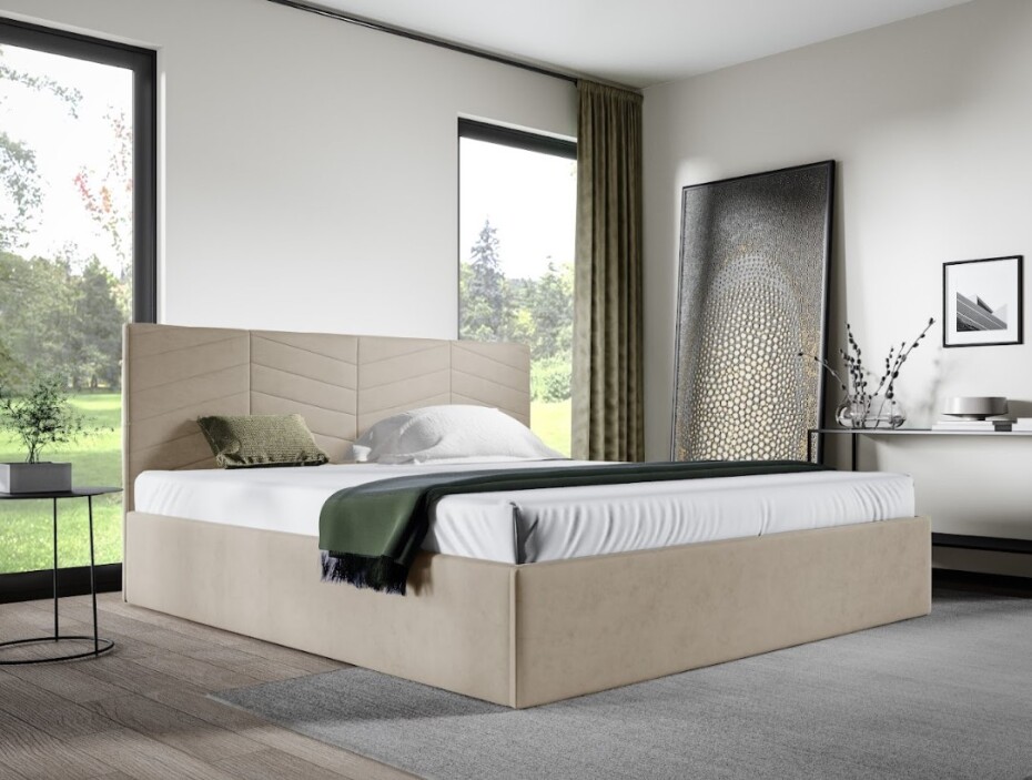 ArtPK Manželská postel LUCY 06 | 160 x 200 cm Barva: Trinity 05 - main (11)