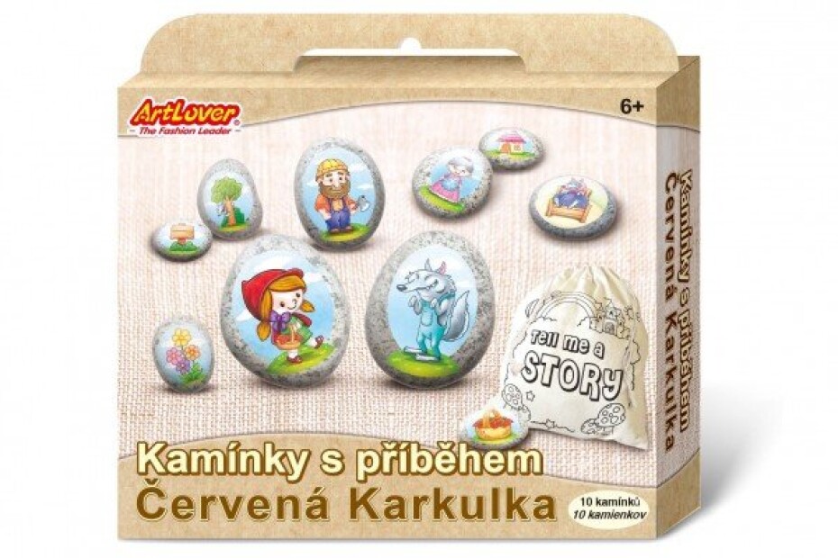 ArtLover Sada Kamínky s příběhem - Červená Karkulka - main (0)