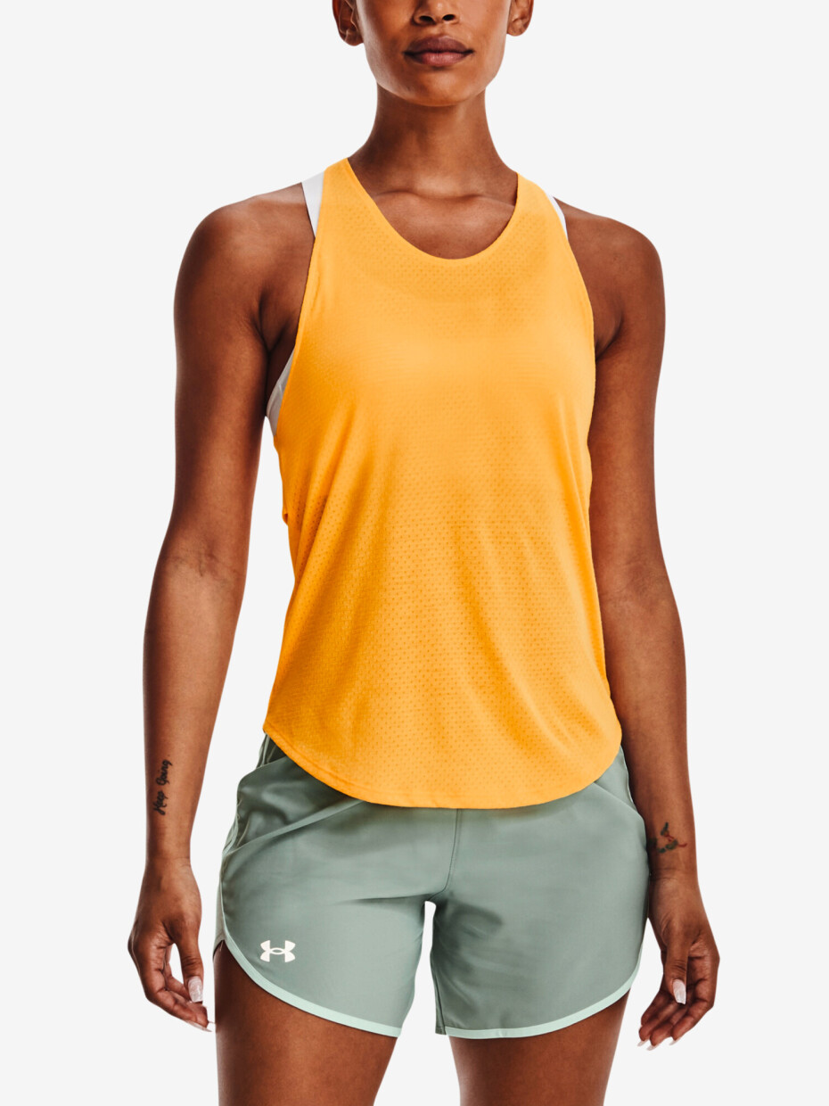 Under Armour Oranžové UA Streaker Tank - main (0)
