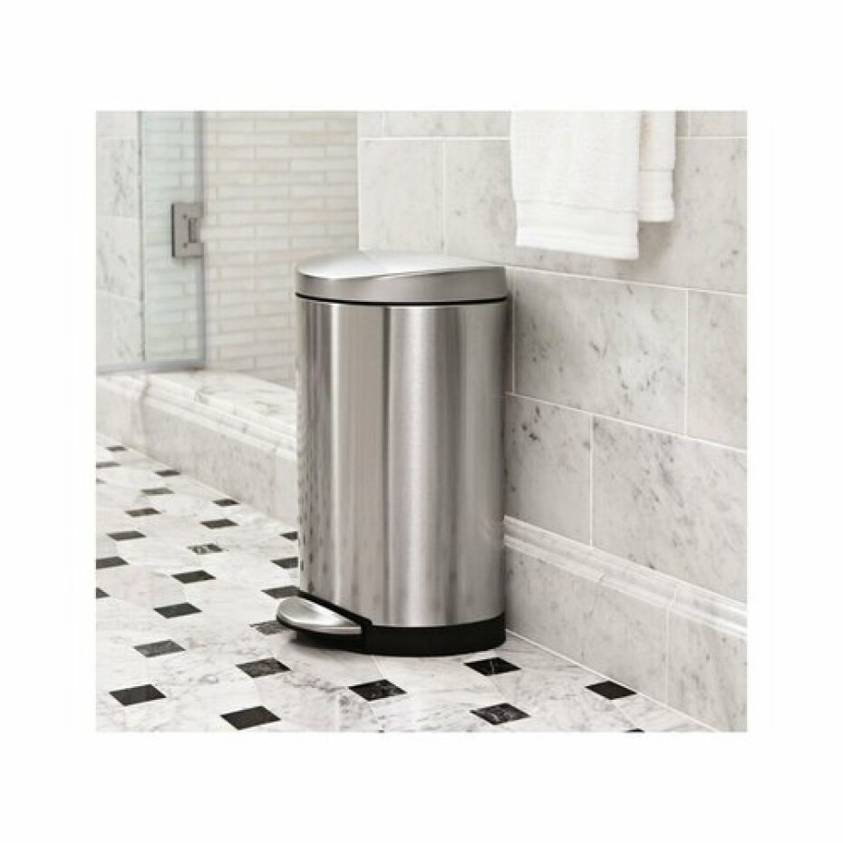 Simplehuman Pedálový půlkulatý koš 10 l, nerez - main (4)