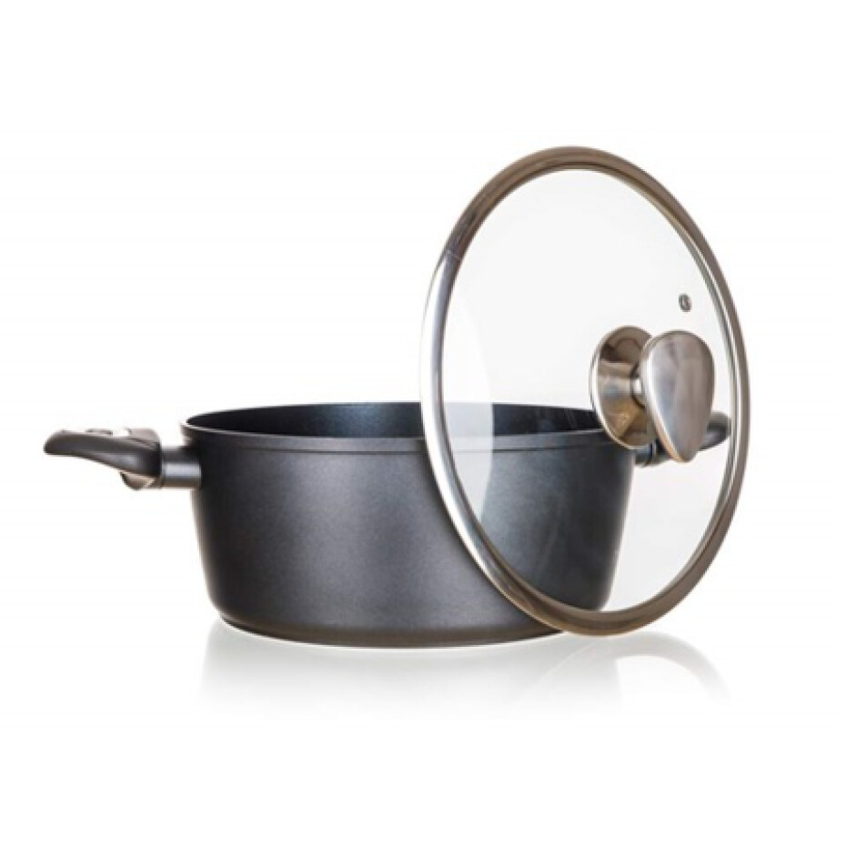 Banquet Sada nádobí s nepřilnavým povrchem Diamon Matte Grey, 11 ks - main (5)