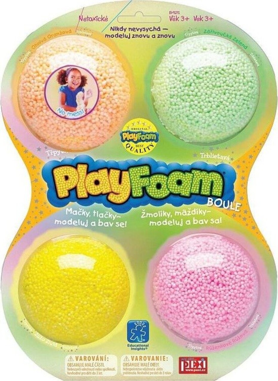 PlayFoam Boule 4pack - Třpytivé (CZ/SK) - Peg Pérego - main (0)