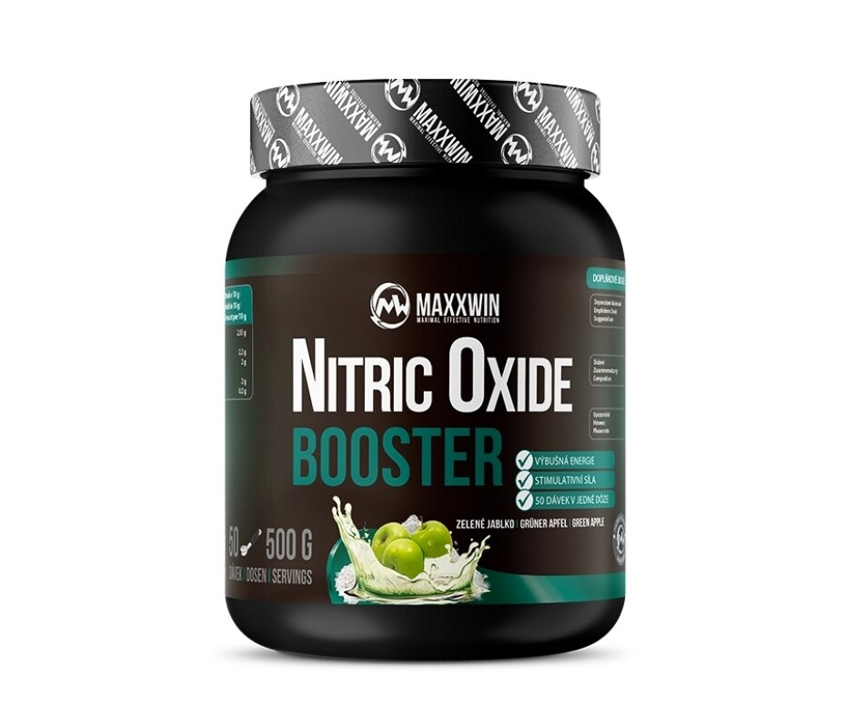 MAXXWIN Nitric Oxide Booster 500 g zelené jablko - main (1)