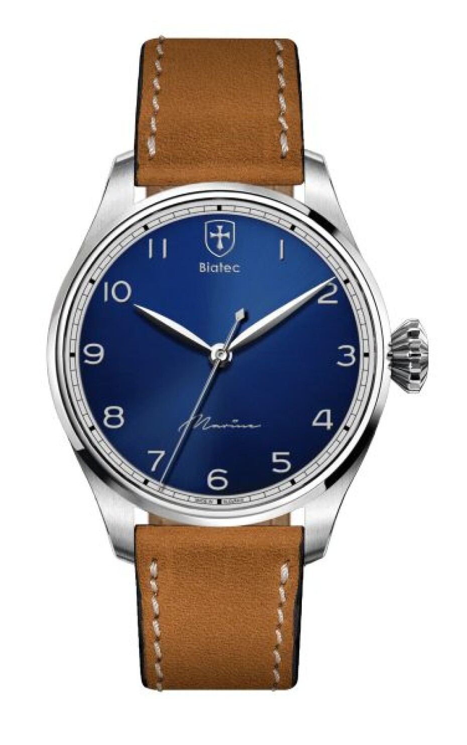 Biatec Marine 01 N - Světle hnědý vintage nubuk řemínek - main (0)