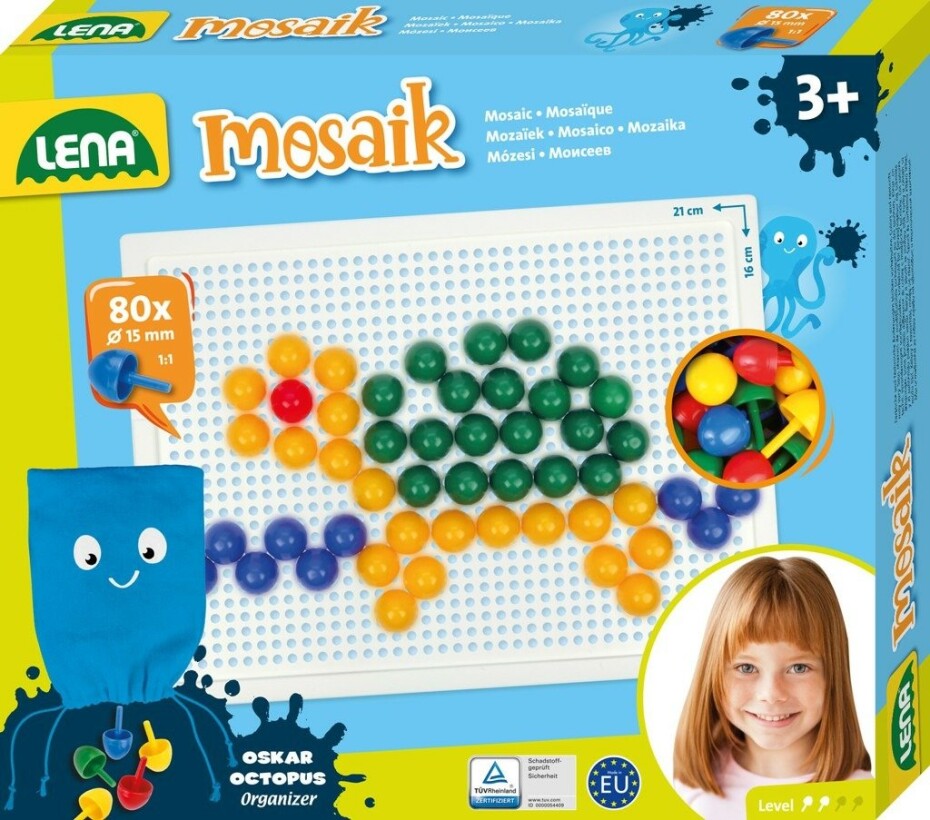 Mozaika klobouček 1,5 cm hladký/80 ks - Lena - main (0)