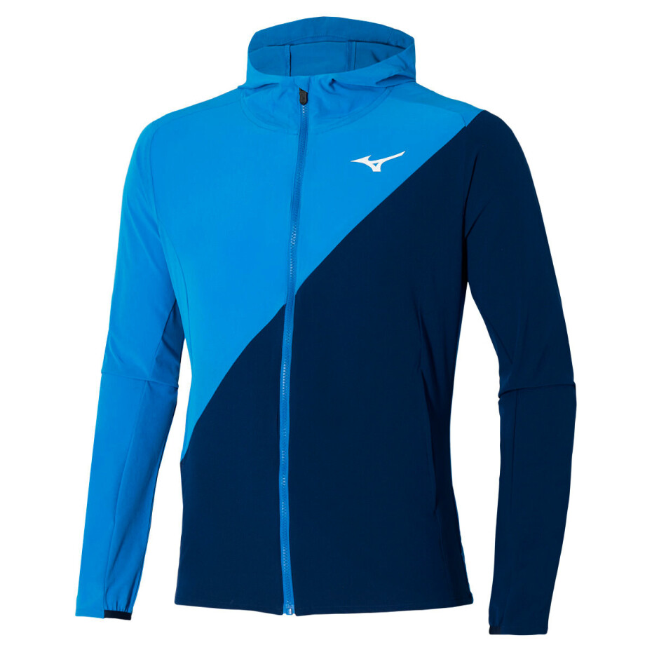 Pánská bunda Mizuno  Mugen Hooded Jacket  Estate Blue L - main (0)