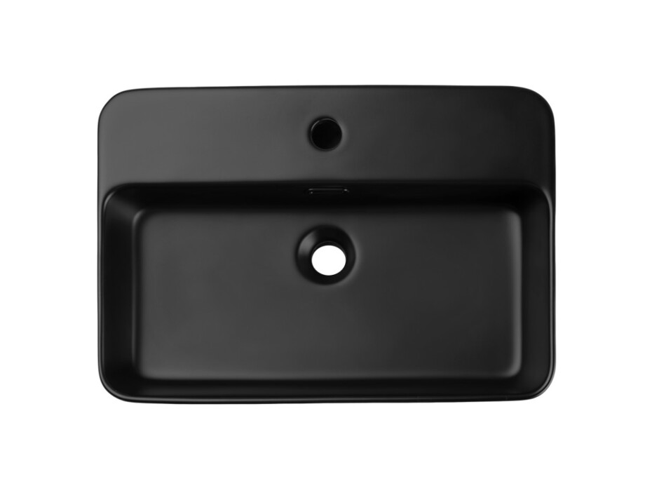 ArtCom Keramické umyvadlo TRUST 2 E-6282 | černý mat 55 cm - main (2)