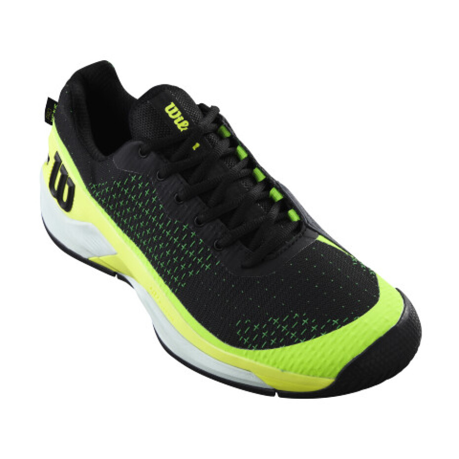 Pánská tenisová obuv Wilson Rush Pro Extra Duty Black/Safety Yellow  EUR 44 - main (1)