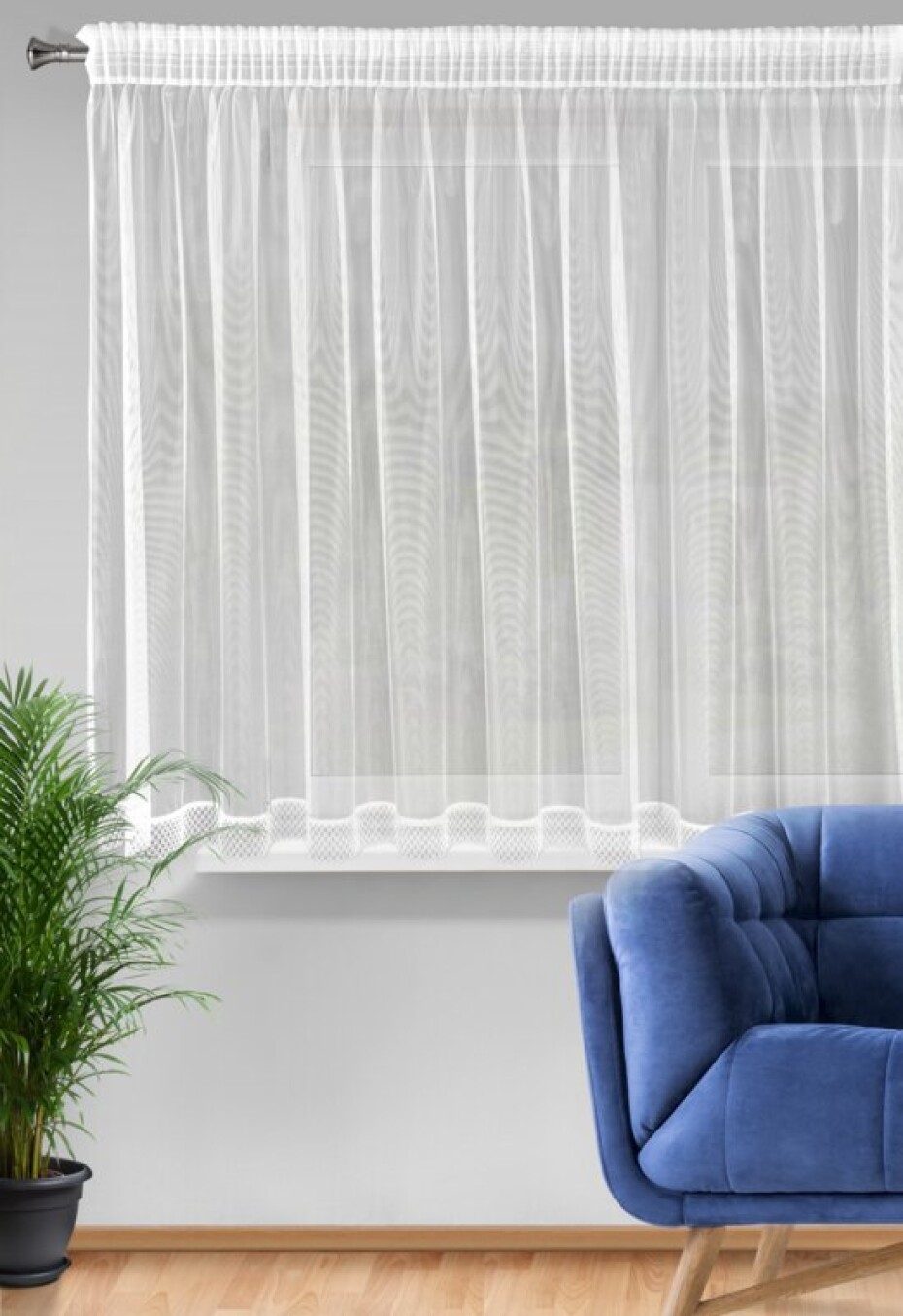 ArtFir Záclona NEL P | bílá 300 x 145 cm - main (1)