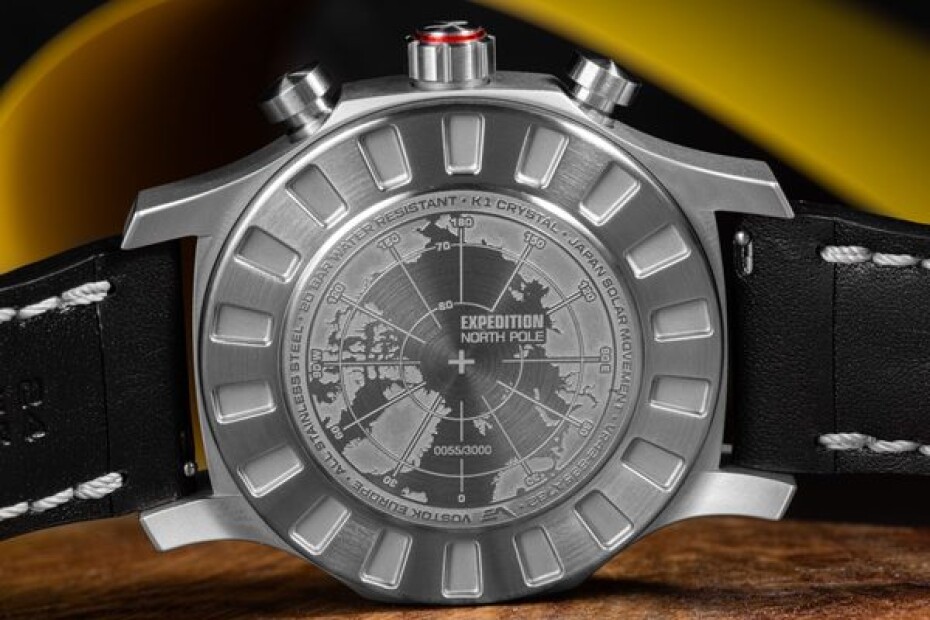 Vostok Europe Expedition North Pole Solar Power Chronograph VR42-595A732B - Náhradní černý silikonový řemínek - main (4)