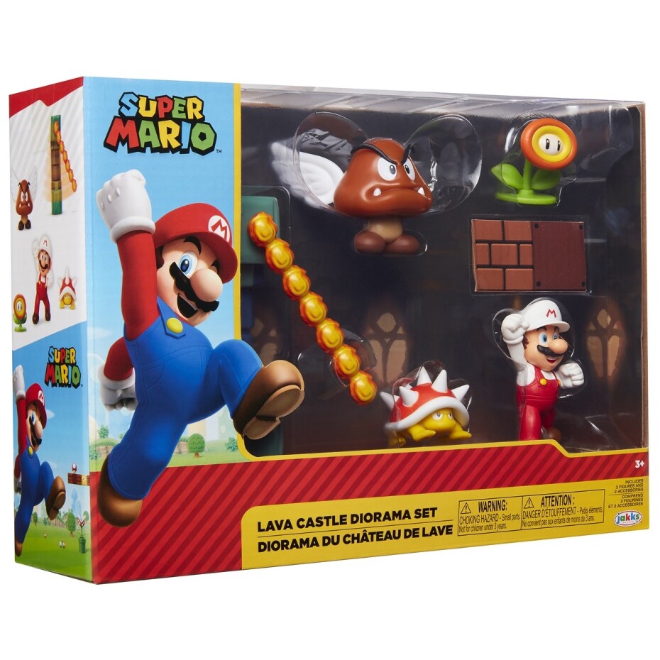 Super Mario Herní sada Lava s figurkami, 6 cm - main (3)