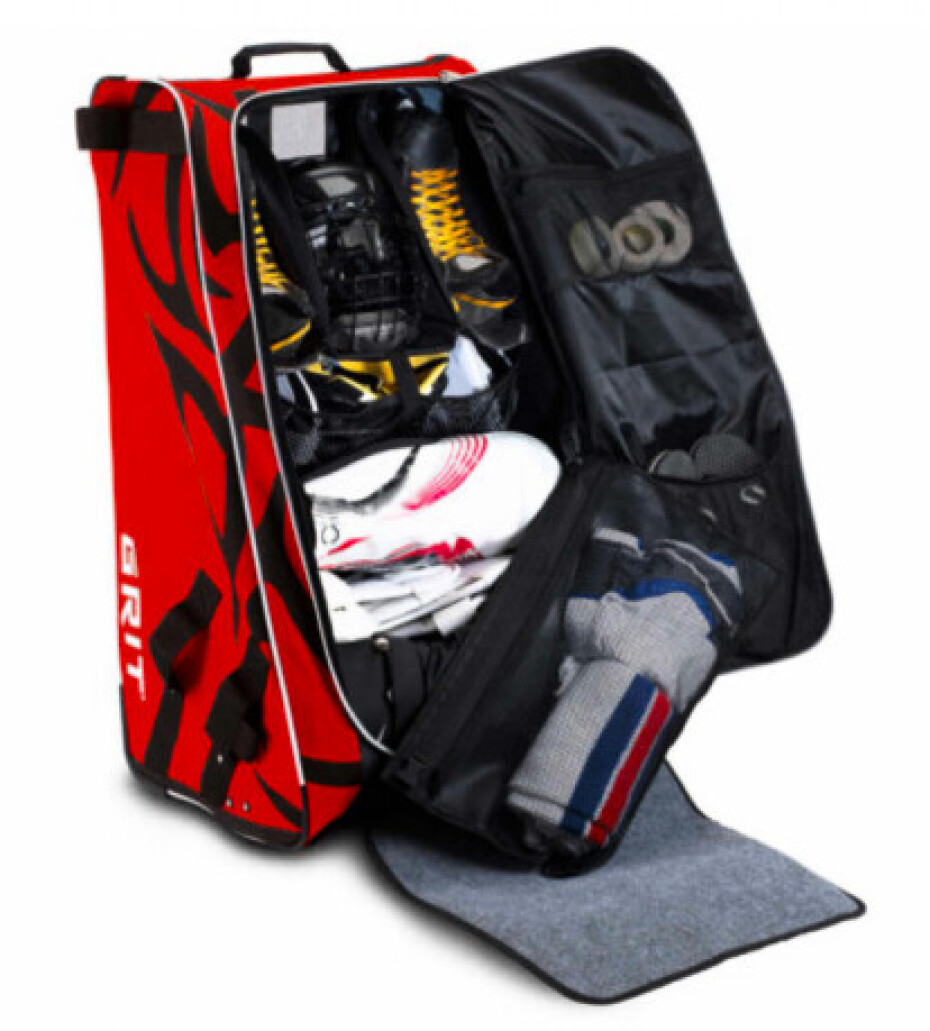 Hokejová taška na kolečkách Grit  HTFX Black Senior - main (2)