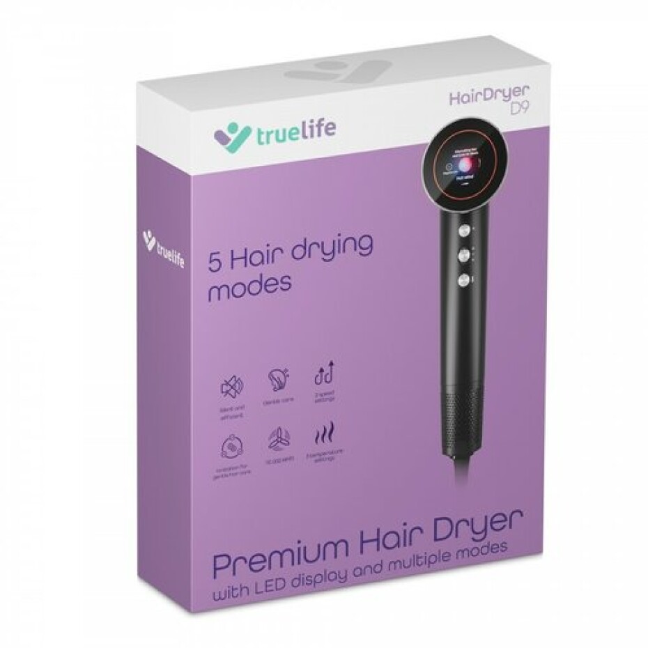 TrueLife Fén s ionizátorem a technologií Ultrasonic D9, černá - main (14)